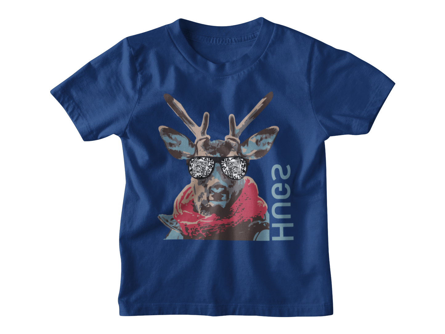 HUGS_T-Shirt_blau_Kids_frei