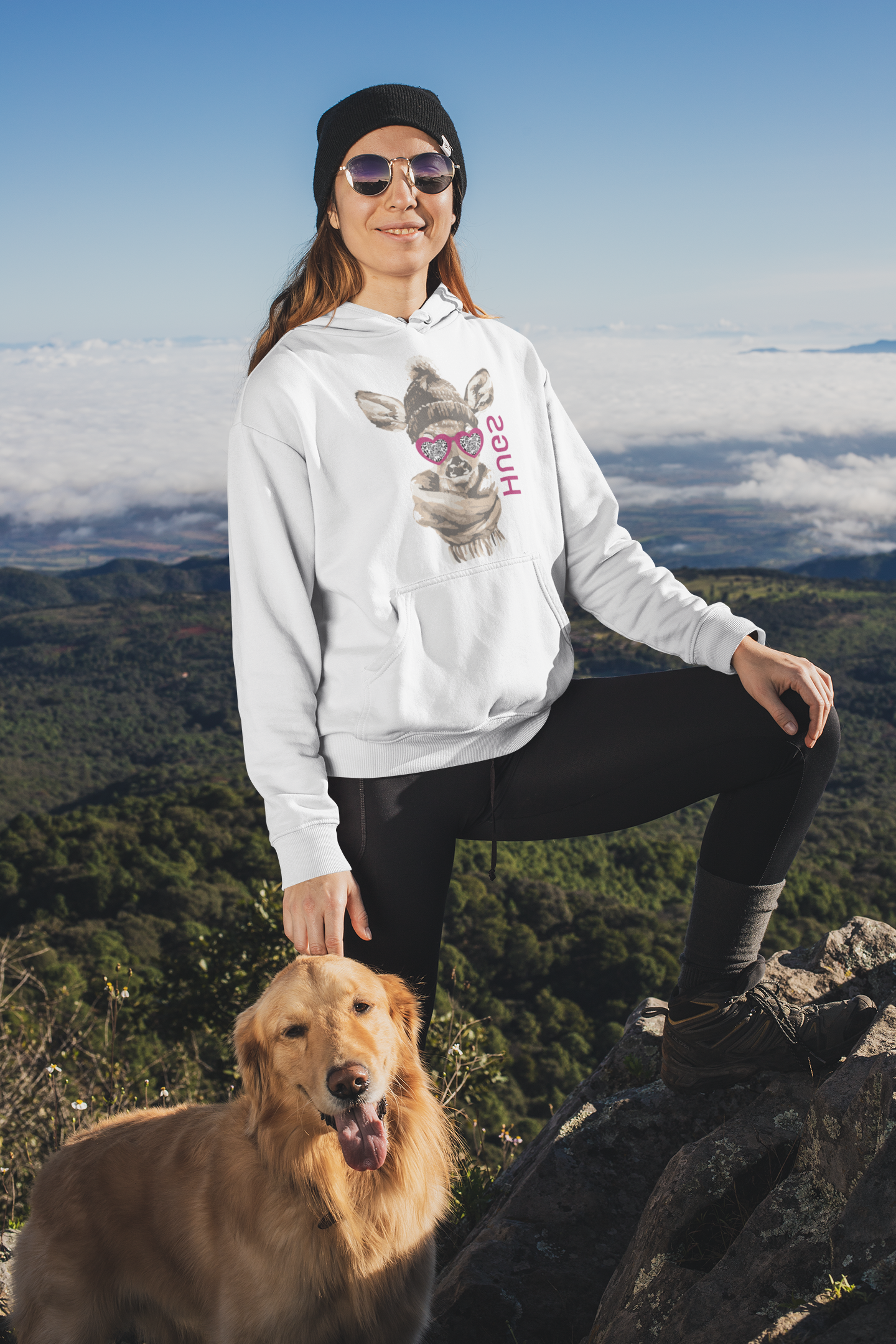 HUGS_hoodie_Damen_Berg